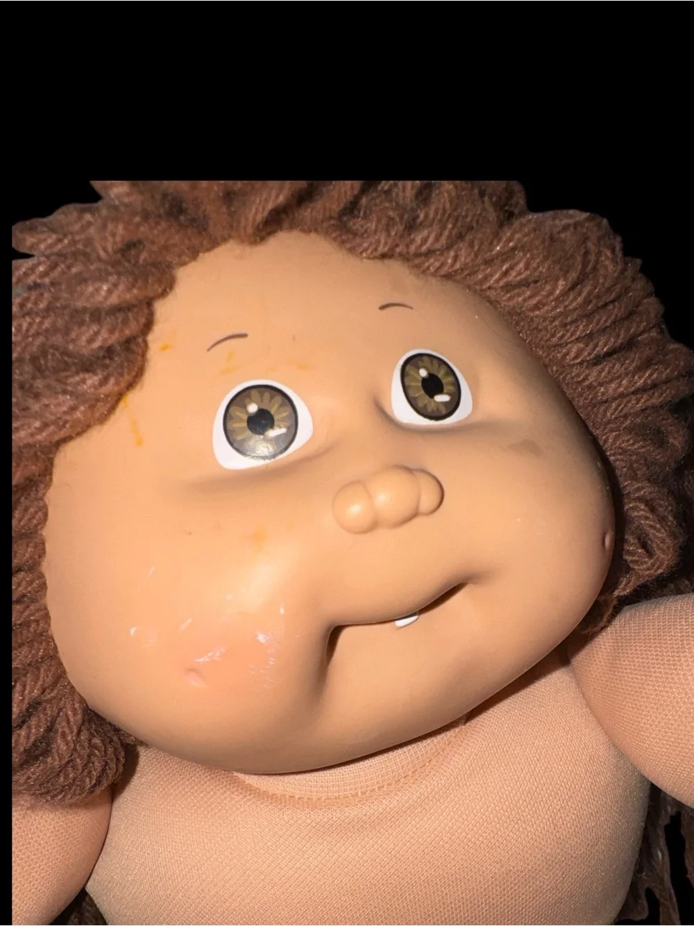Rare Vintage 1985 Coleco Cabbage Patch Kid – Head Mold #12 (Transitional/
